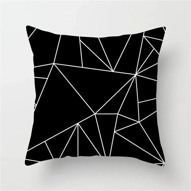 Modern Geometric Pattern Throw Pillow Cover
