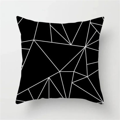 Modern Geometric Pattern Throw Pillow Cover