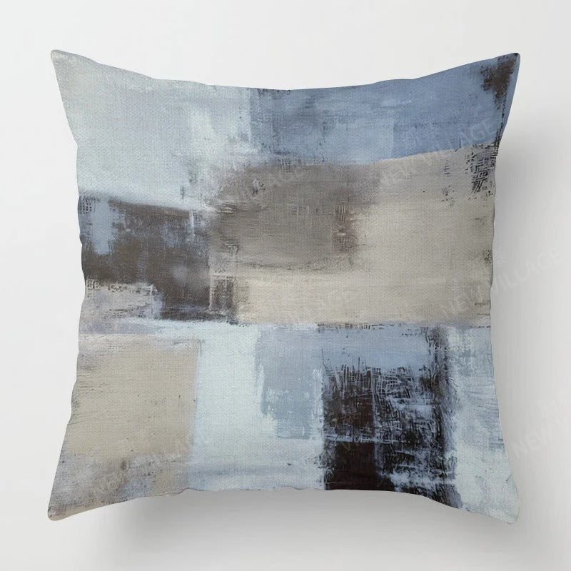 Colorful Linen Throw Pillow Cover