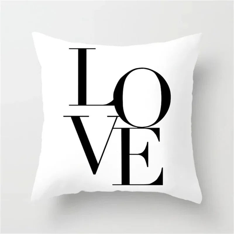 Modern Geometric Pattern Throw Pillow Cover