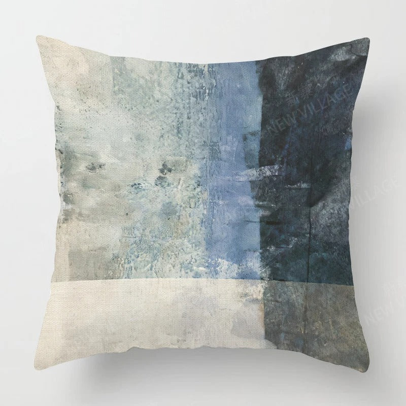 Colorful Linen Throw Pillow Cover