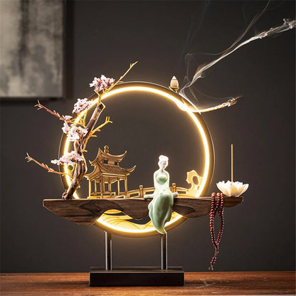 Beautiful Color Changing Incense Holder Lamp