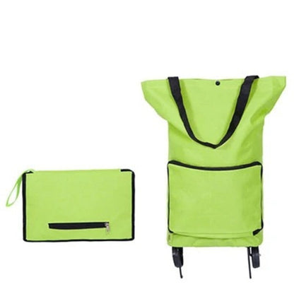 Collapsible Cart Bag with Wheels Storage