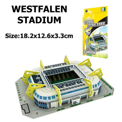 Small 3D Football Field Jigsaw Puzzle for Kids