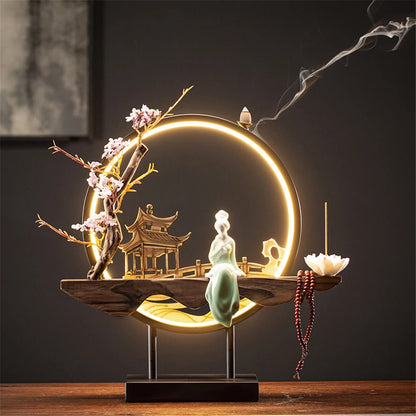 Beautiful Color Changing Incense Holder Lamp