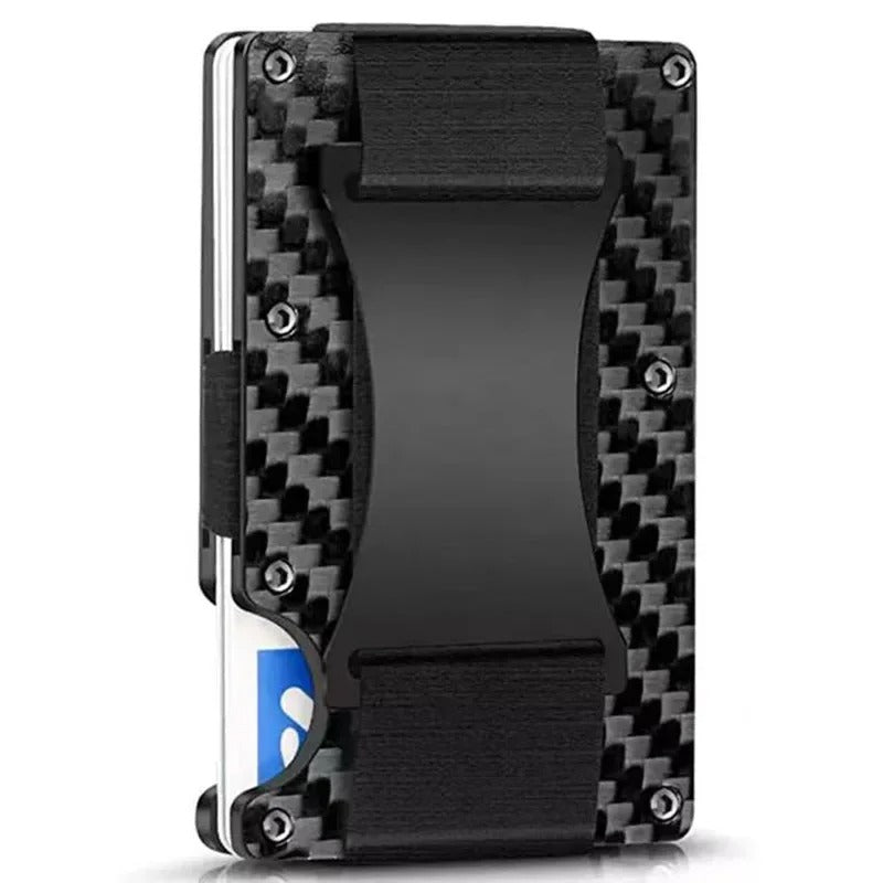 Metallic Slim RFID Money Clip Wallet