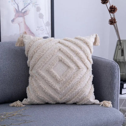 Vintage Chic Tufted Pillow Cover