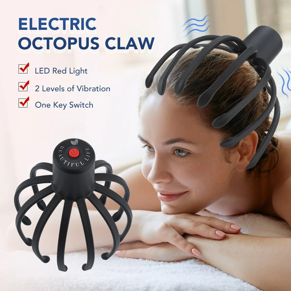 Portable Handheld Head Massager for Stress Relief