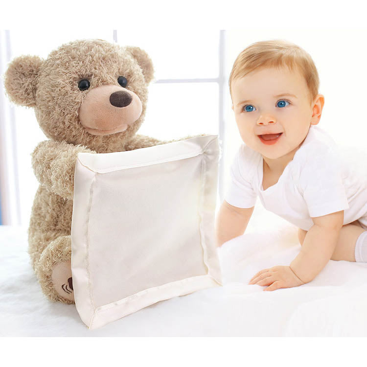 Cute Peek A Boo Teddy Bear Soft Toy - Halri