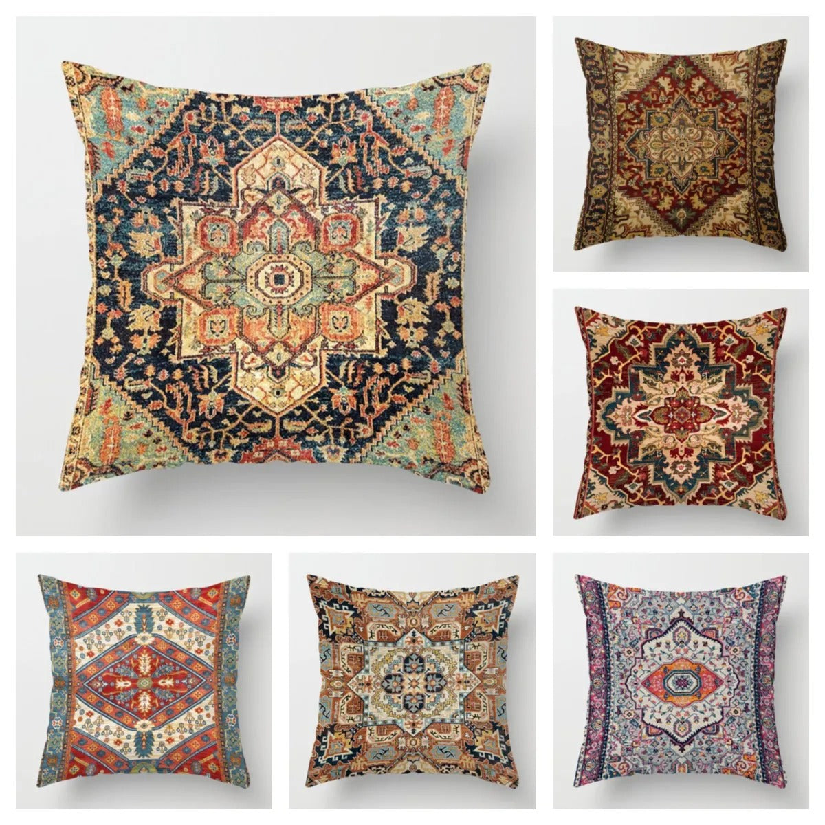 Elegant Moroccan Decor Cushion Cover - Halri