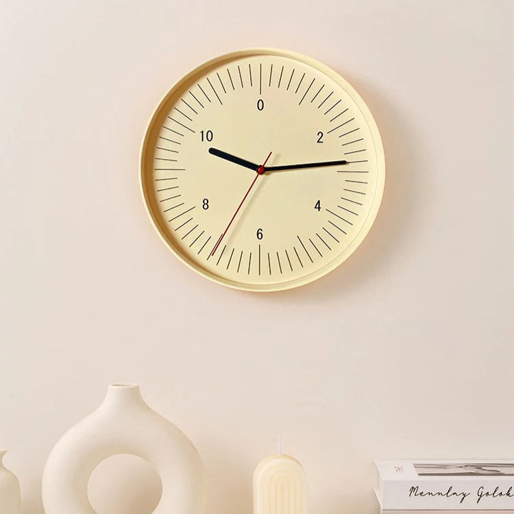 Vibrant Round Wall Clock Modern Home Decoration