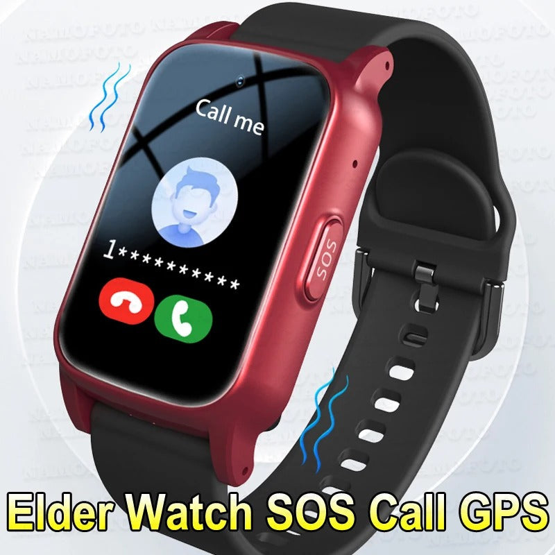 Easy-to-Use GPS Watch for Seniors with SOS Alert