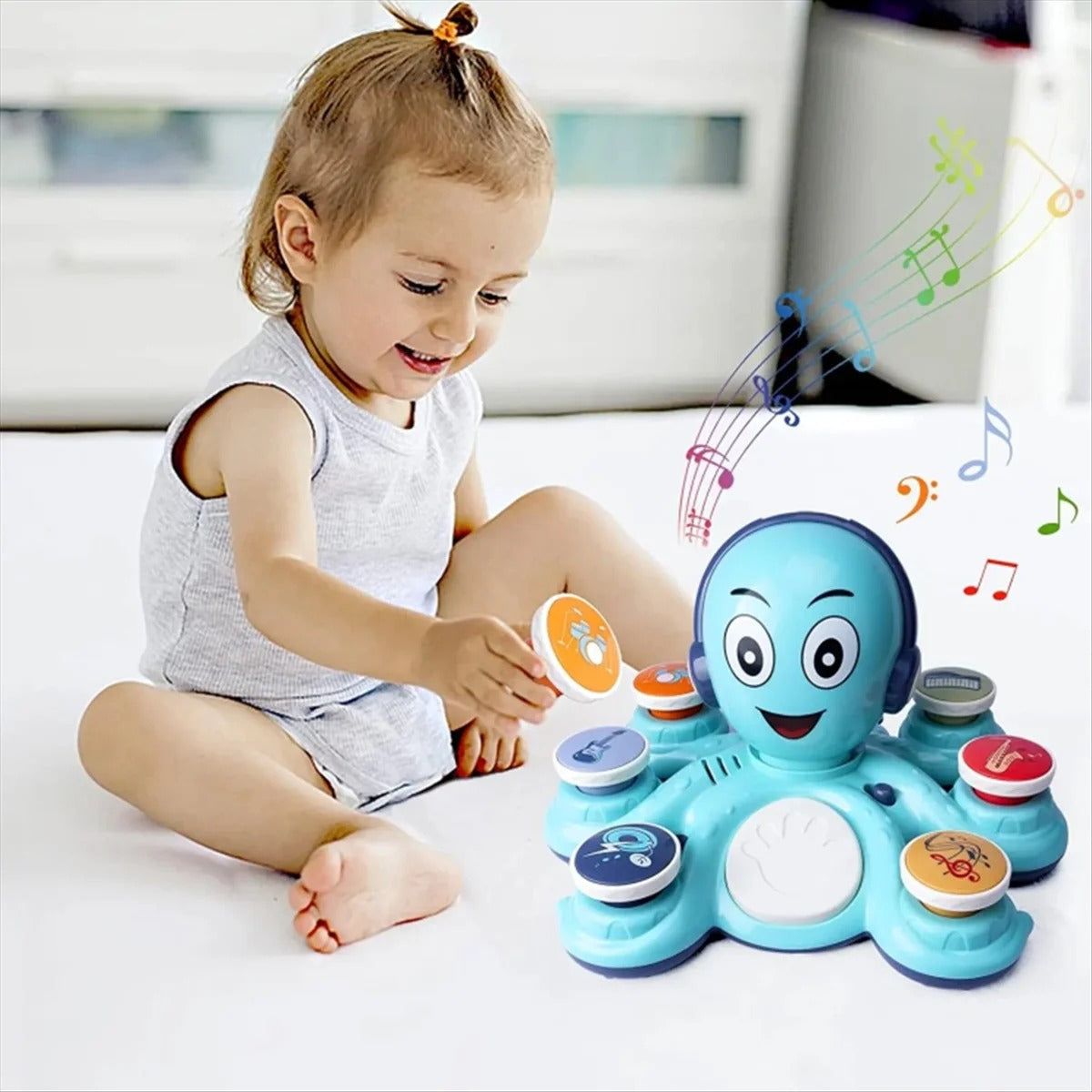 Colorful Octopus Music Instrument Toy - Halri