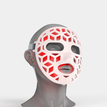 Portable Rechargeable LED Face Mask Soft Fit Design