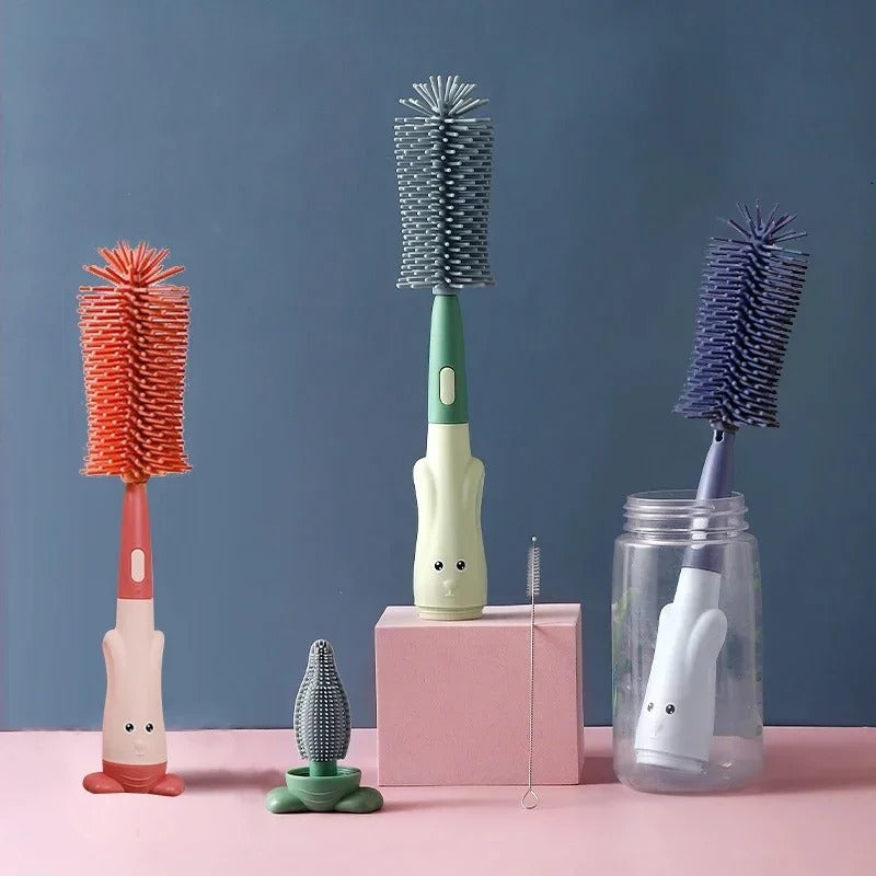Easy 3-in-1 Baby Bottle Brush Cleaner