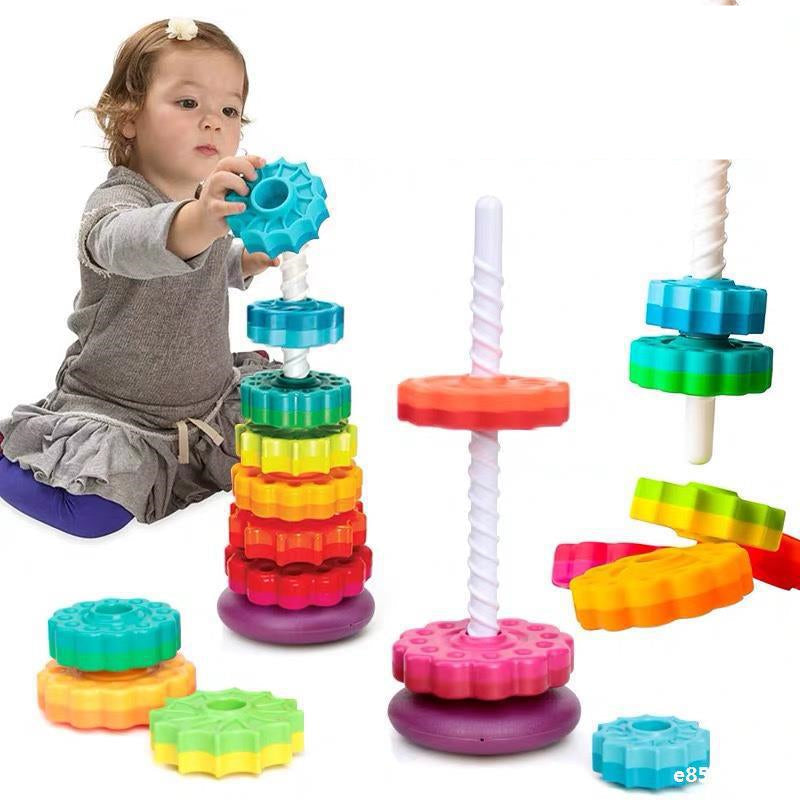 Fun Interactive Colorful Kids Tower Toy - Halri