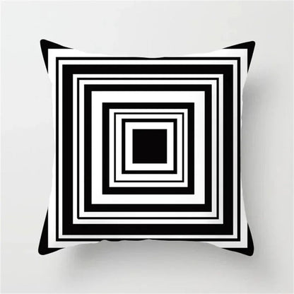 Modern Geometric Pattern Throw Pillow Cover