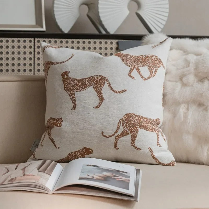 Plush Soft Reversible Geometric Cushion Cover