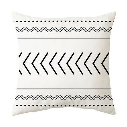 Modern Geometric Pattern Throw Pillow Cover
