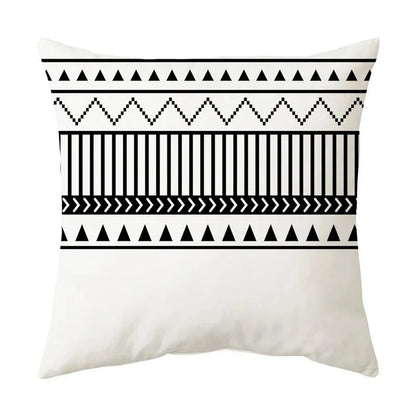 Modern Geometric Pattern Throw Pillow Cover