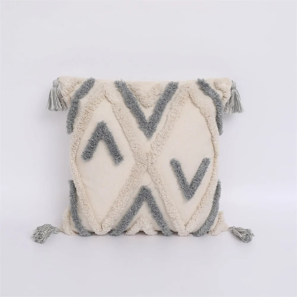 Vintage Chic Tufted Pillow Cover