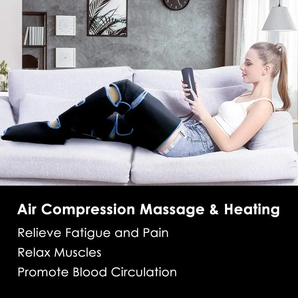 Heated Leg Massager Wrap for Circulation Relief