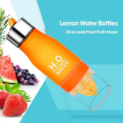 Green Healthy Fruit Flavor Water Bottle