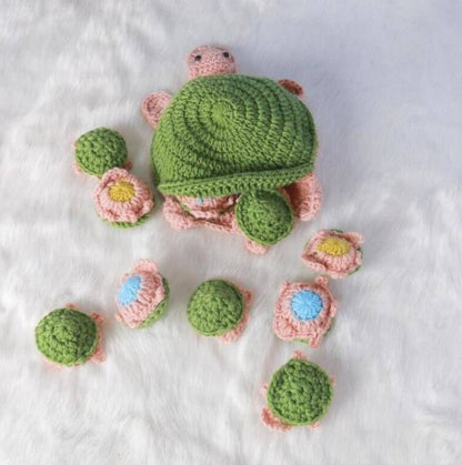 Colorful Turtle Amigurumi Toy