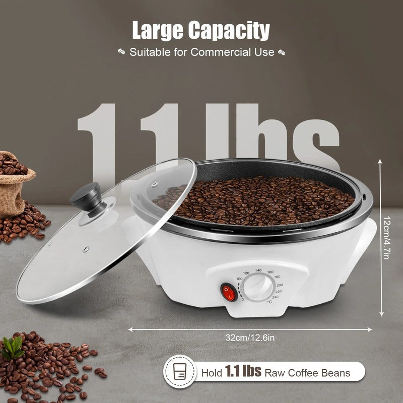 Digital Coffee Roaster with Custom Heat Settings