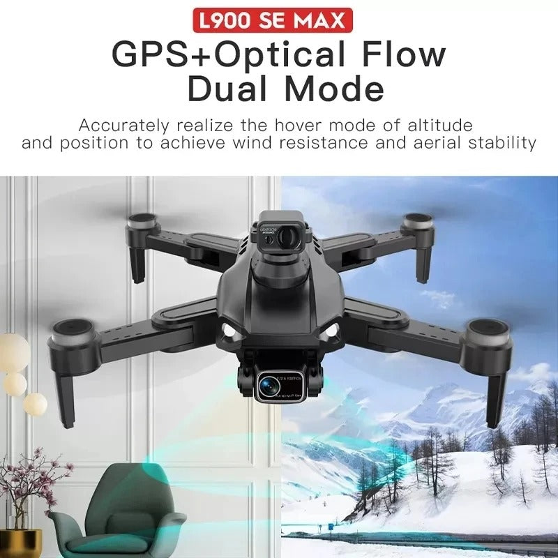 High Tech 4K GPS Drone with 360 Safety Sensor
