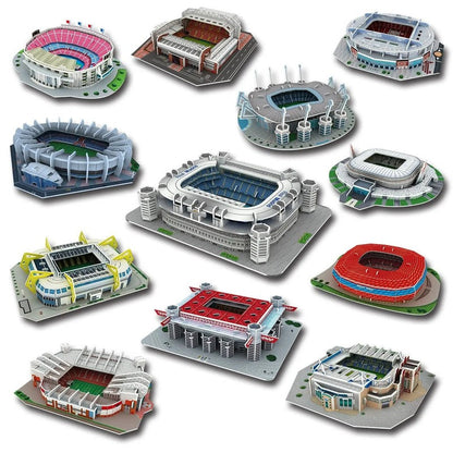 Small 3D Football Field Jigsaw Puzzle for Kids