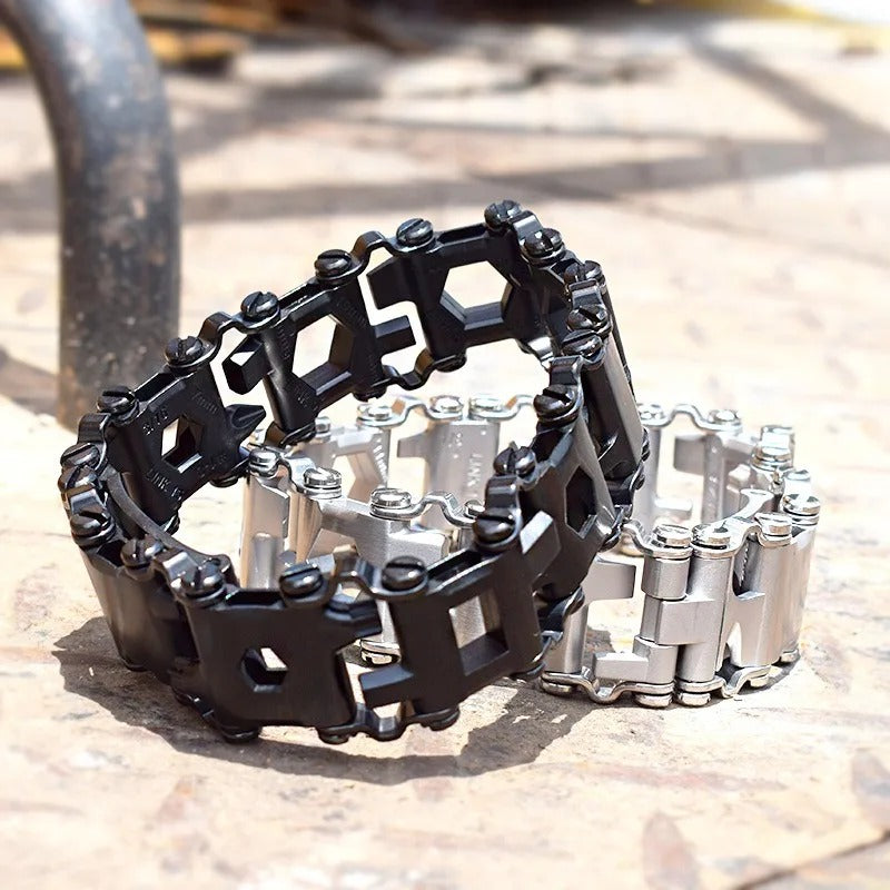 Versatile 29-in-1 Survival Steel Wristband - Halri