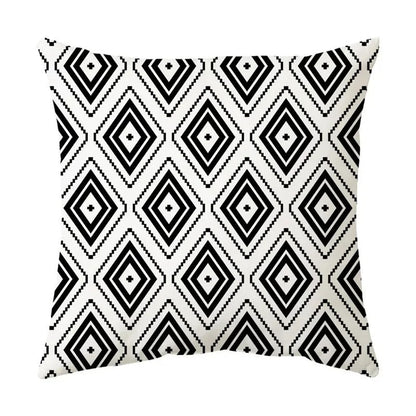 Modern Geometric Pattern Throw Pillow Cover