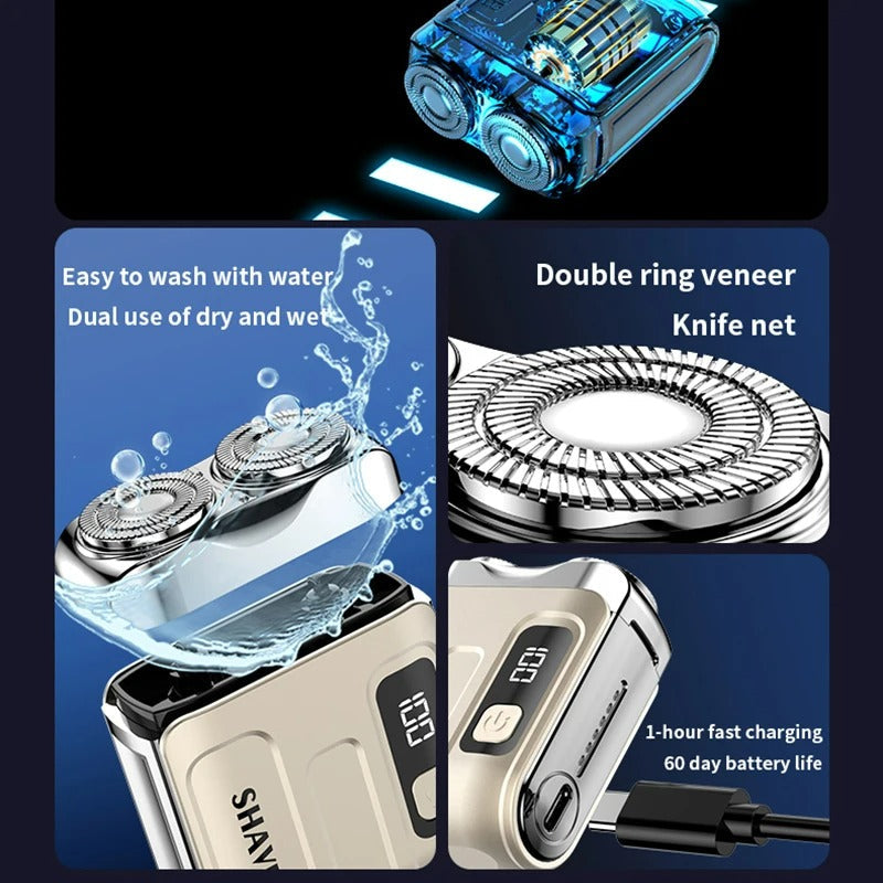 Portable Rechargeable Travel Shaver