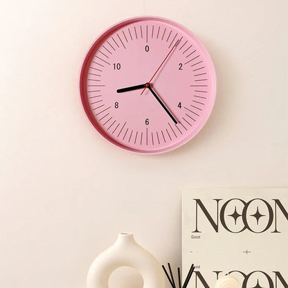 Vibrant Round Wall Clock Modern Home Decoration