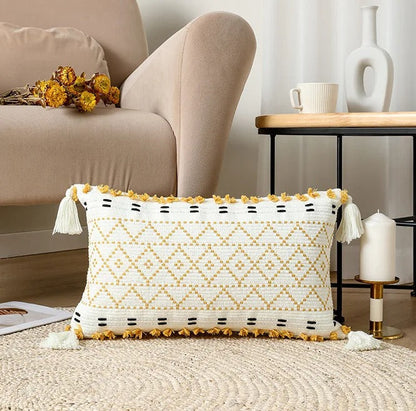 Elegant Soft Pillowcase with Embroidered Tufted Design