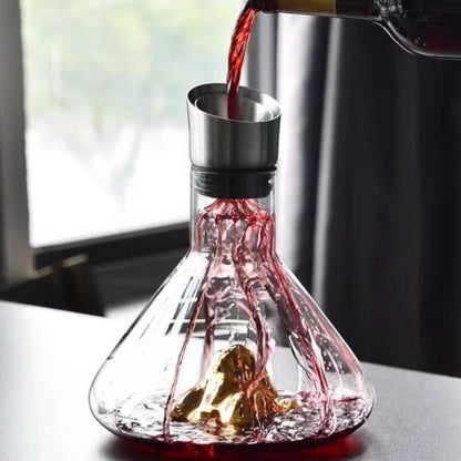 Luxury Wine Carafe with Fast Aeration and Filter