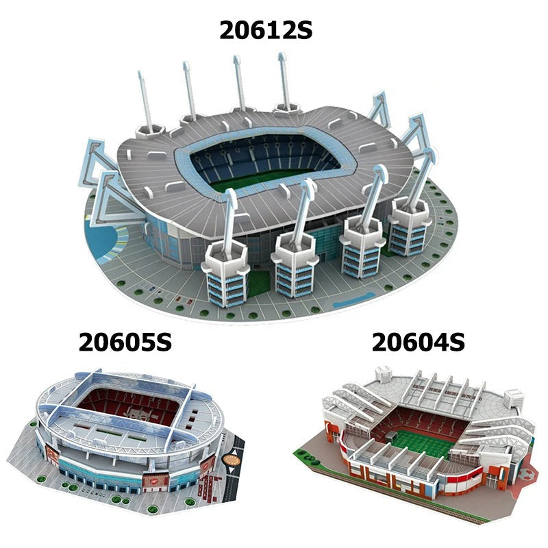 Small 3D Football Field Jigsaw Puzzle for Kids