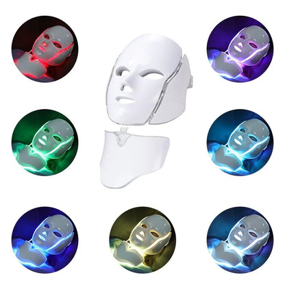 LED Face Mask with 7 Color Skin Revitalizer