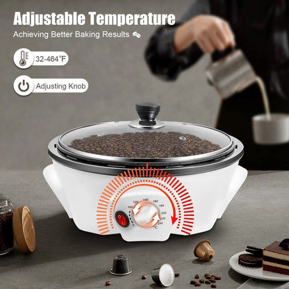 Digital Coffee Roaster with Custom Heat Settings
