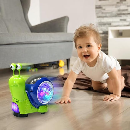 Colorful LED Musical Snail Toy - Halri