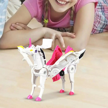 Colorful Unicorn Shape Shifting Toy Cars - Halri