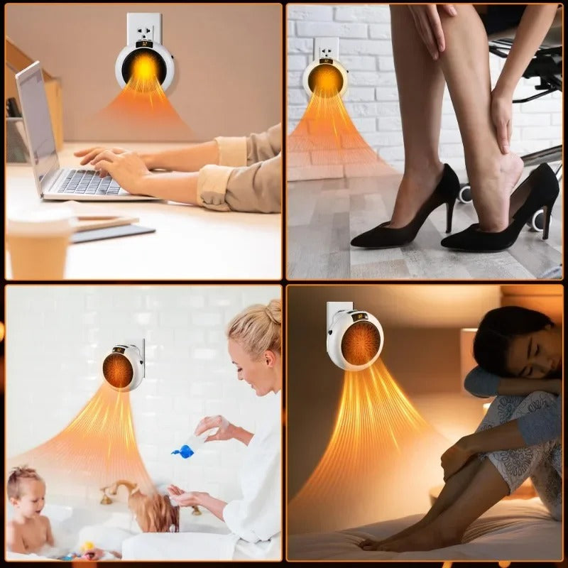 Compact Instant Bathroom Heater with Remote Control