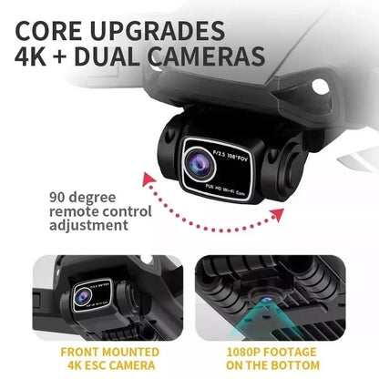 High Tech 4K GPS Drone with 360 Safety Sensor