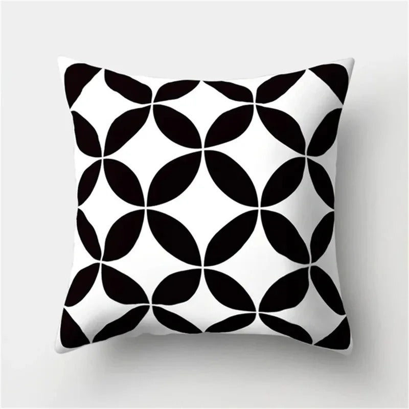 Modern Geometric Pattern Throw Pillow Cover