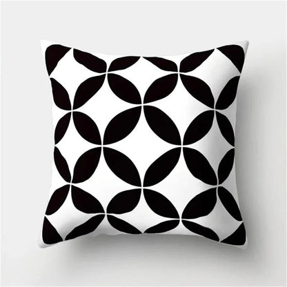 Modern Geometric Pattern Throw Pillow Cover