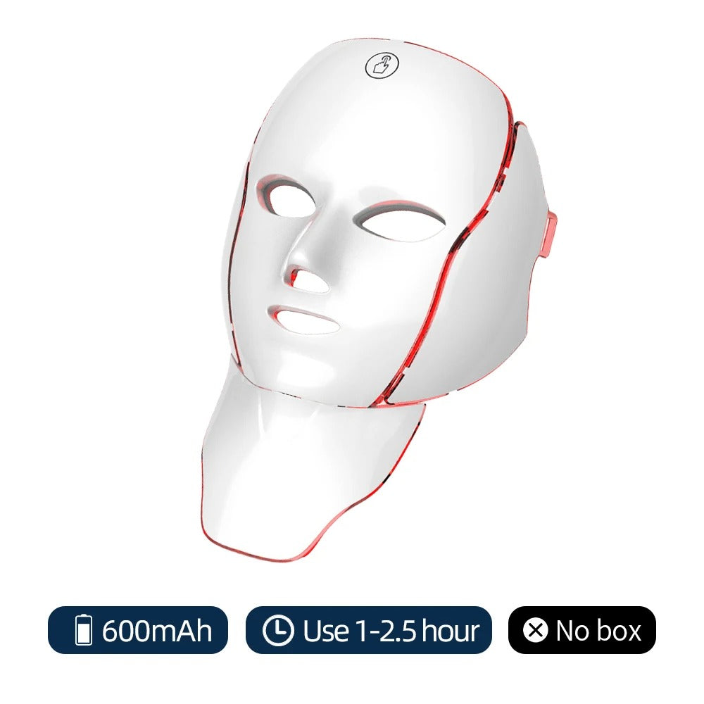 LED Face Mask with 7 Color Skin Revitalizer
