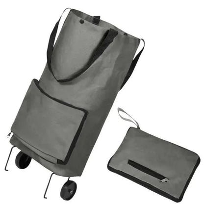 Collapsible Cart Bag with Wheels Storage