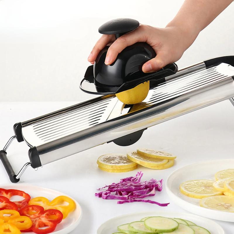 Easy Grip Stainless Steel Mandoline Slicer - Halri
