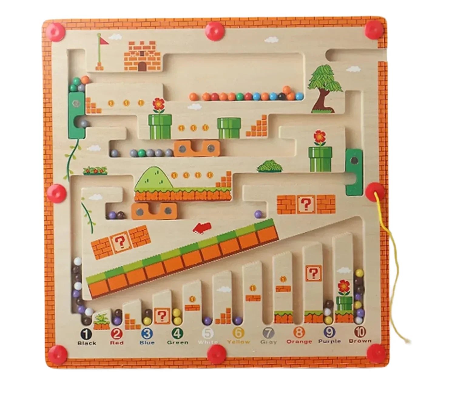 Educational Color Sorting Wooden Puzzle Toy - Halri